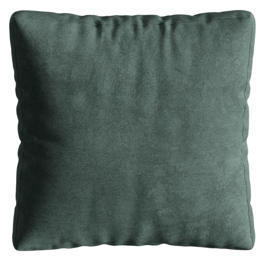 Petrolejově modrý sametový polštář MICADONI Martina 65 x 65 cm