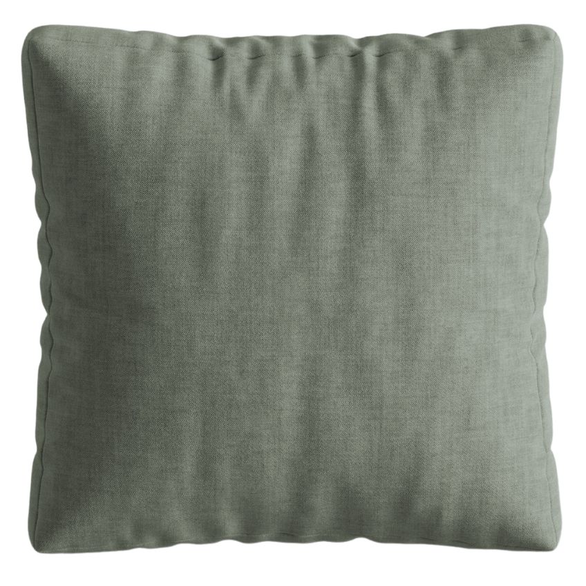 Světle zelený látkový polštář MICADONI Martina 65 x 65 cm