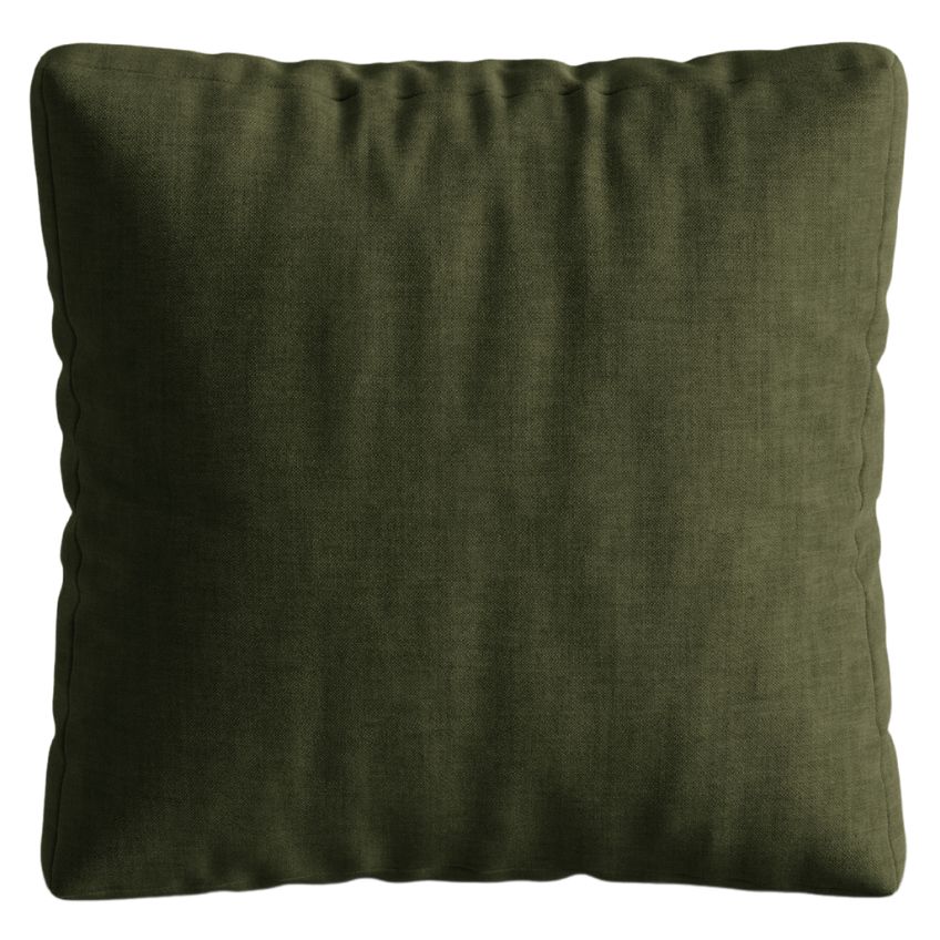 Zelený látkový polštář MICADONI Martina 65 x 65 cm