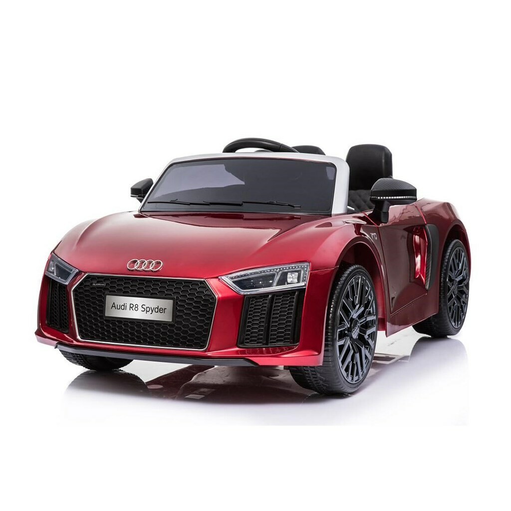 Elektrické autíčko Baby Mix Audi R8 Spyder MAXI lakované červené Baby Mix
