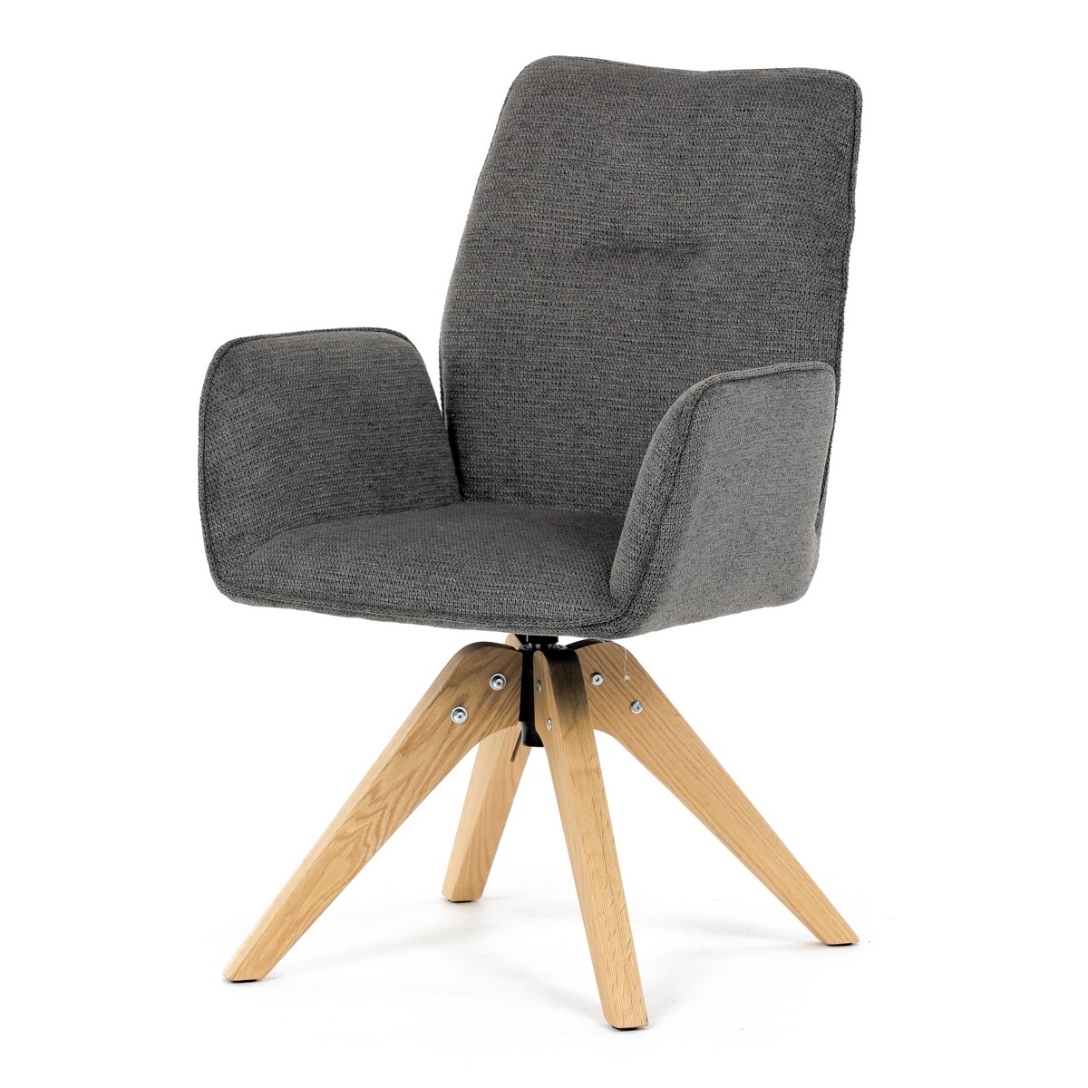 Jídelní židle DCH-C2148 GREY2 s voděodolnou látkou Autronic