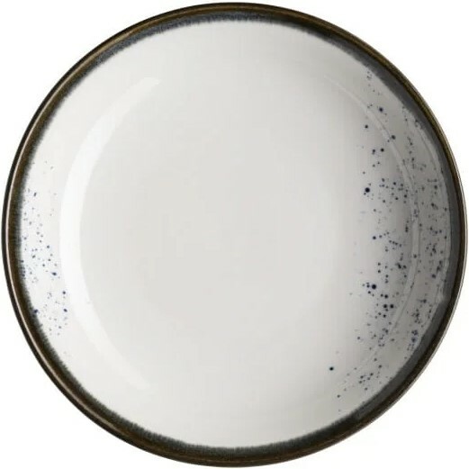 Mäser Hluboký talíř Pintar White modré tečky 21 cm Mäser
