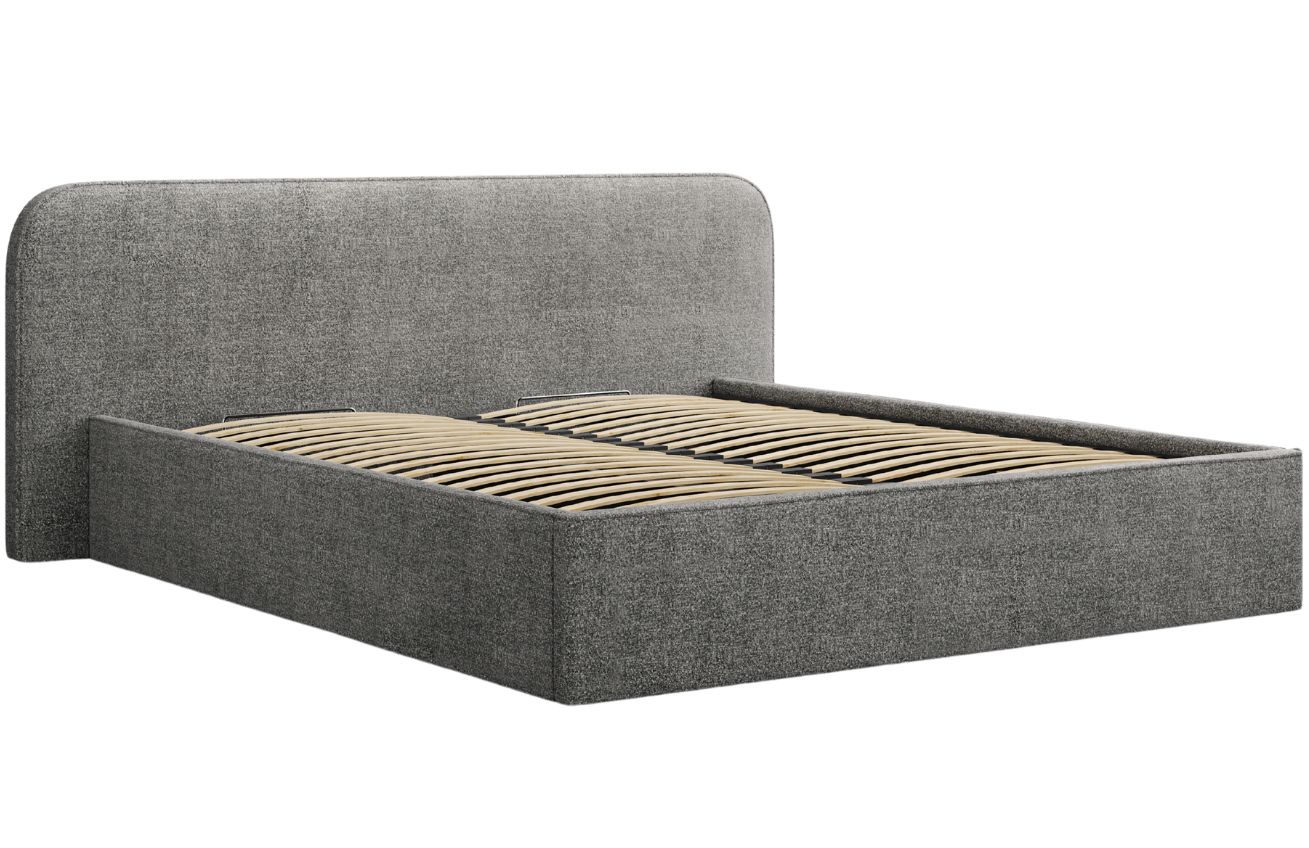 Micadoni Bouclé postel Elizabeth 180 x 200 cm s úložným prostorem