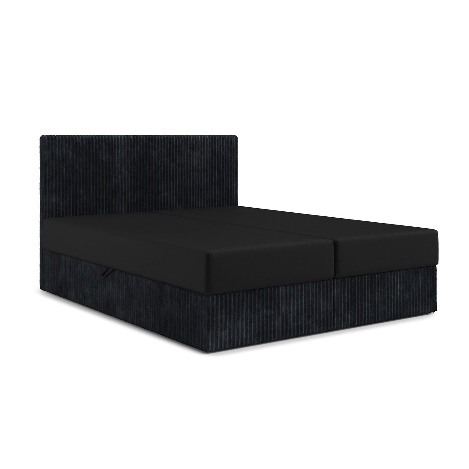 Čalouněná postel MOE s úložným prostorem 200x200 cm Zelená