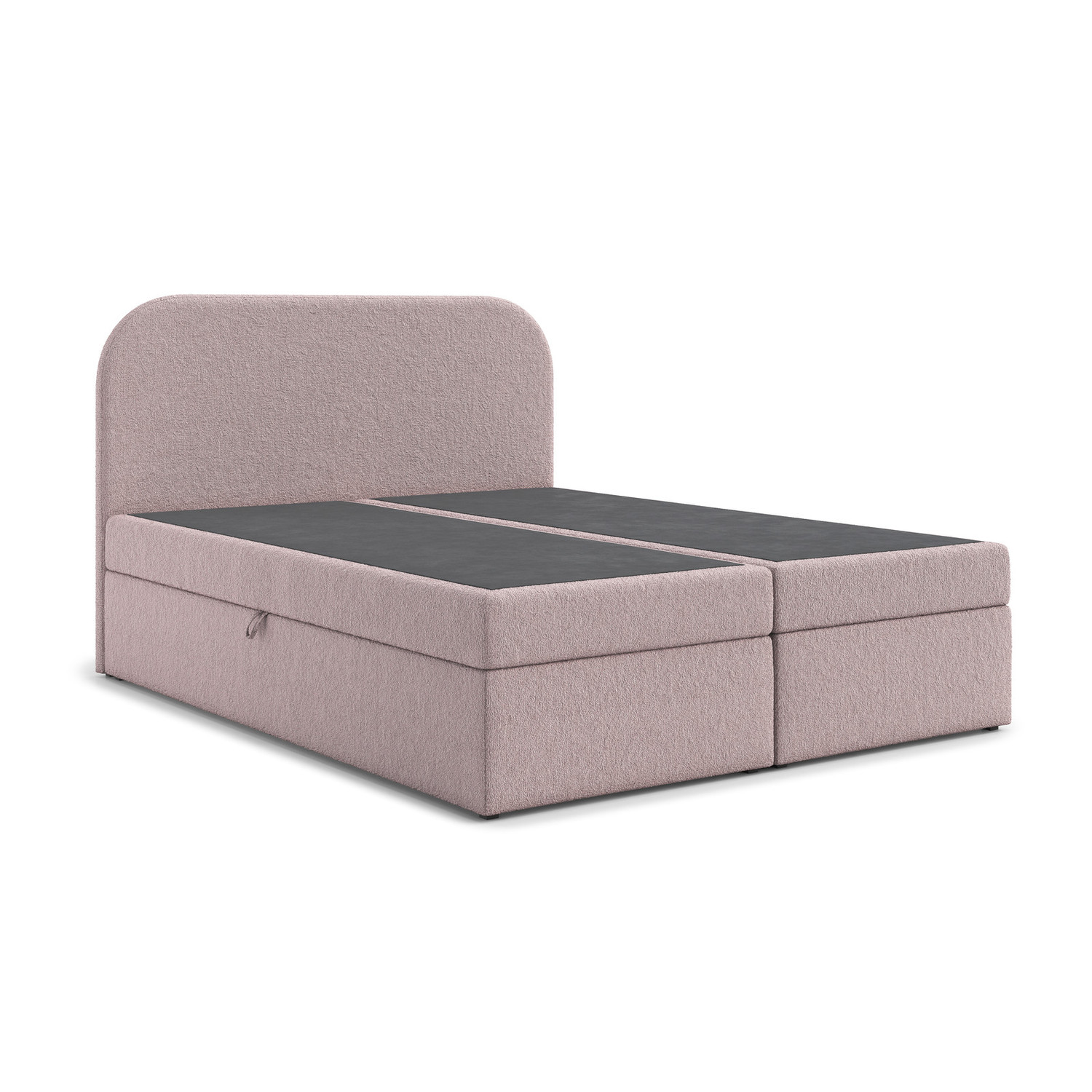 Čalouněná postel LARO s úložným prostorem 160x200 cm Růžová