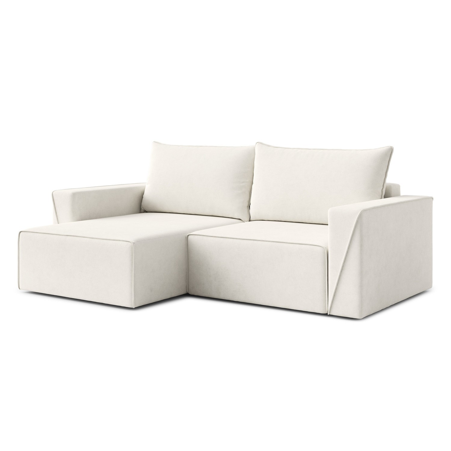 Rozkládací rohová sedací souprava CORTE Levá Béžová