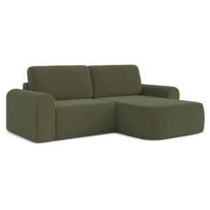 Rozkl&aacute;dac&iacute; rohov&aacute; sedac&iacute; souprava BORELLO Prav&aacute; Zelen&aacute;