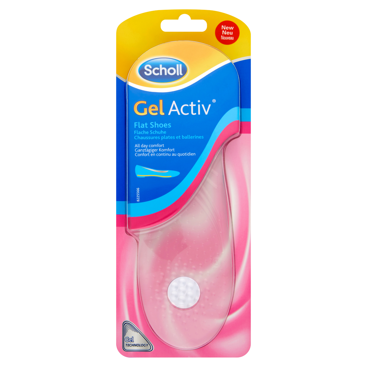 Scholl Vložky do bot s plochou podrážkou GelActiv Scholl