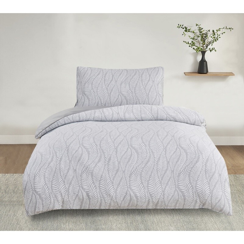 Žakárové povlečení Hawai šedá