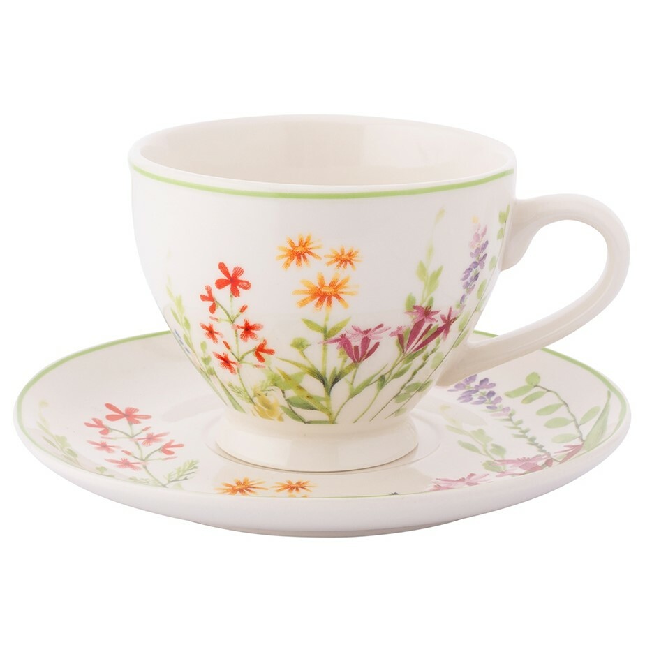 Altom Porcelánový šálek s podšálkem Nature Awakening 220 ml Altom