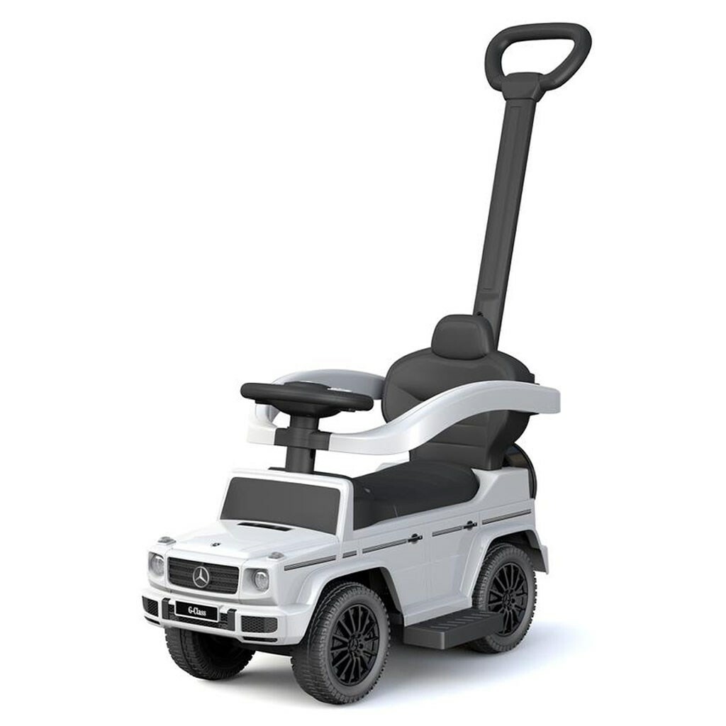 Odrážedlo s vodící tyčí Mercedes Benz G-Class Baby Mix bílé Baby Mix