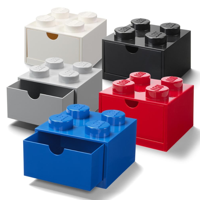 Bílý úložný box LEGO® Storage 15