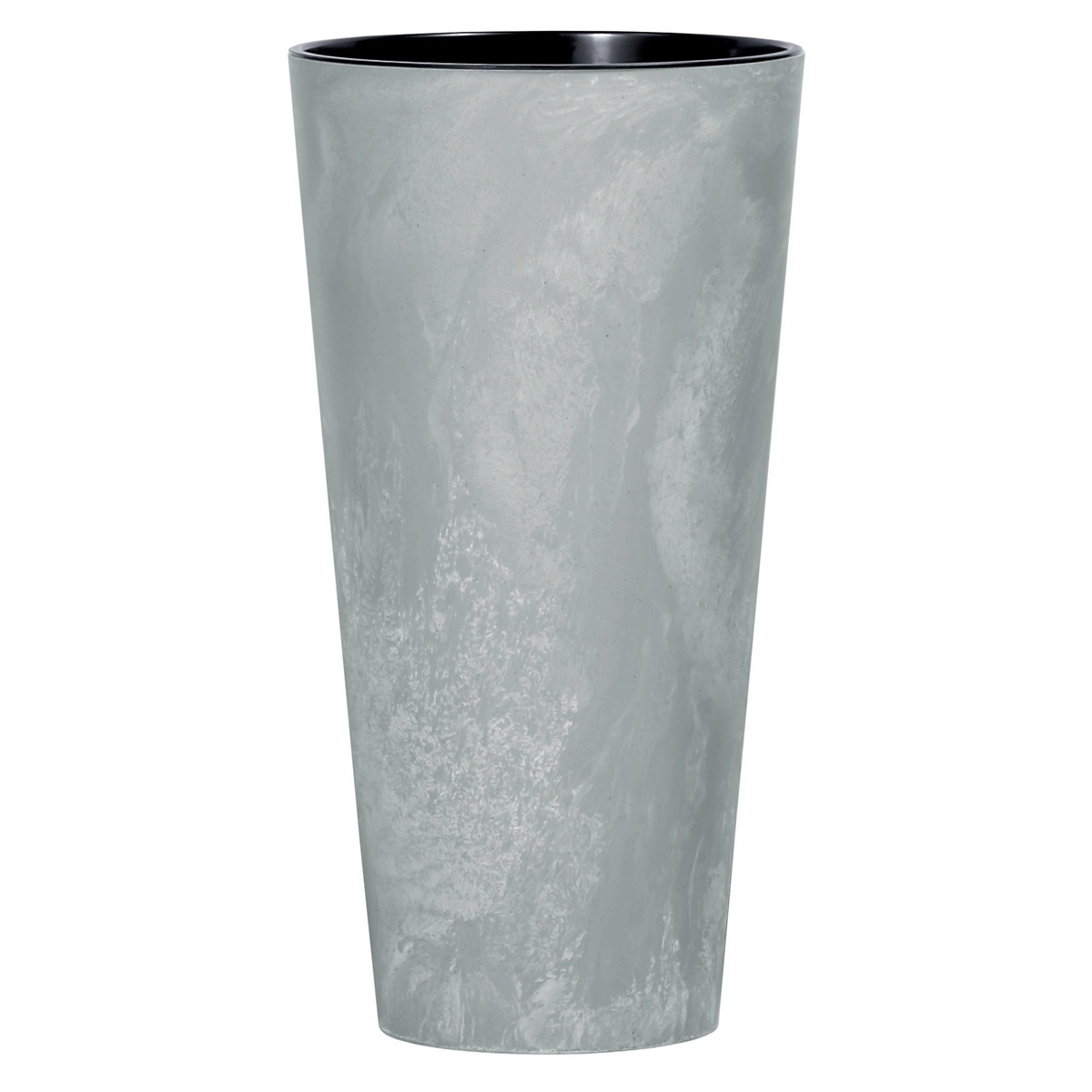 Květináč TUBUS SLIM BETON EFFECT s vkladem 25 cm