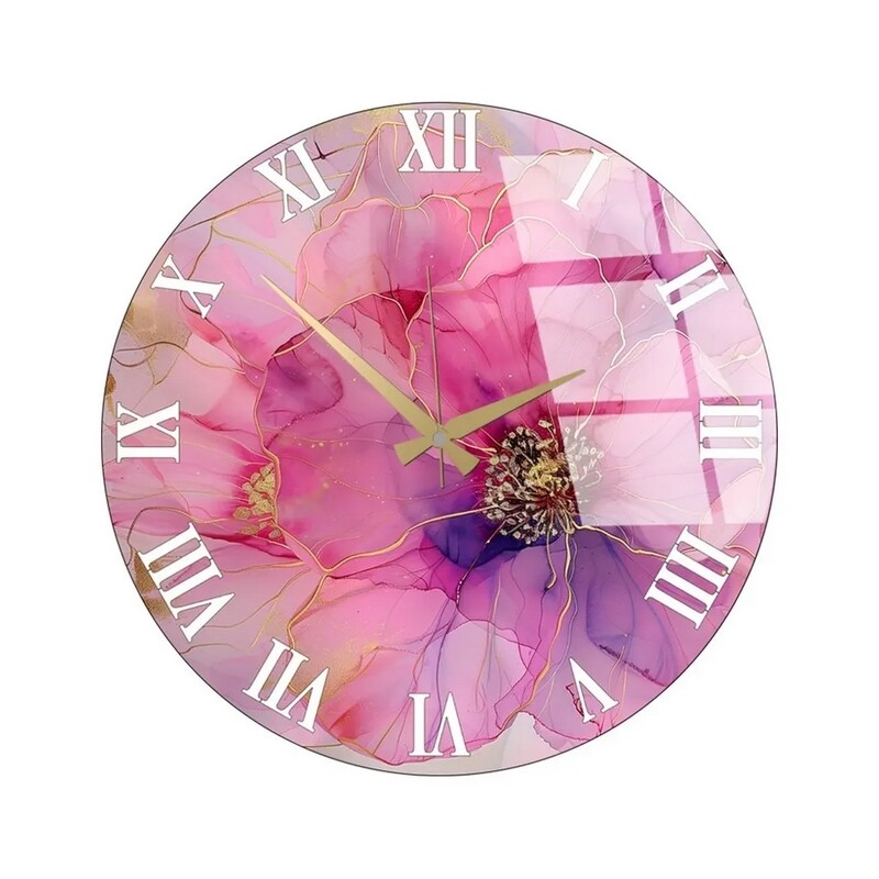 Nástěnné hodiny Pink 339