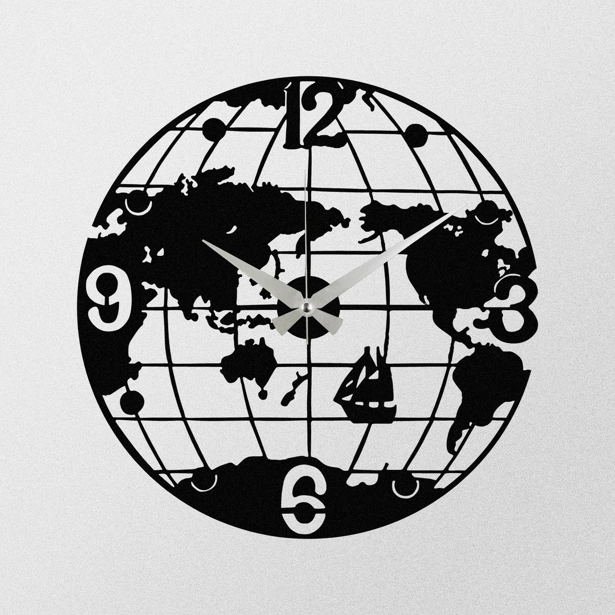 Nástěnné hodiny World S018 Black