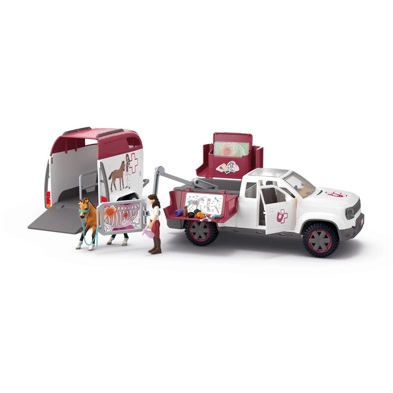 Schleich 42704 Mobilní veterinář s přívěsem Schleich