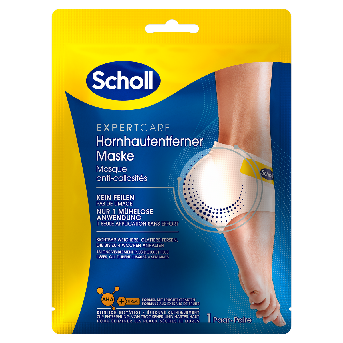 Scholl Slupovací maska na nohy Scholl