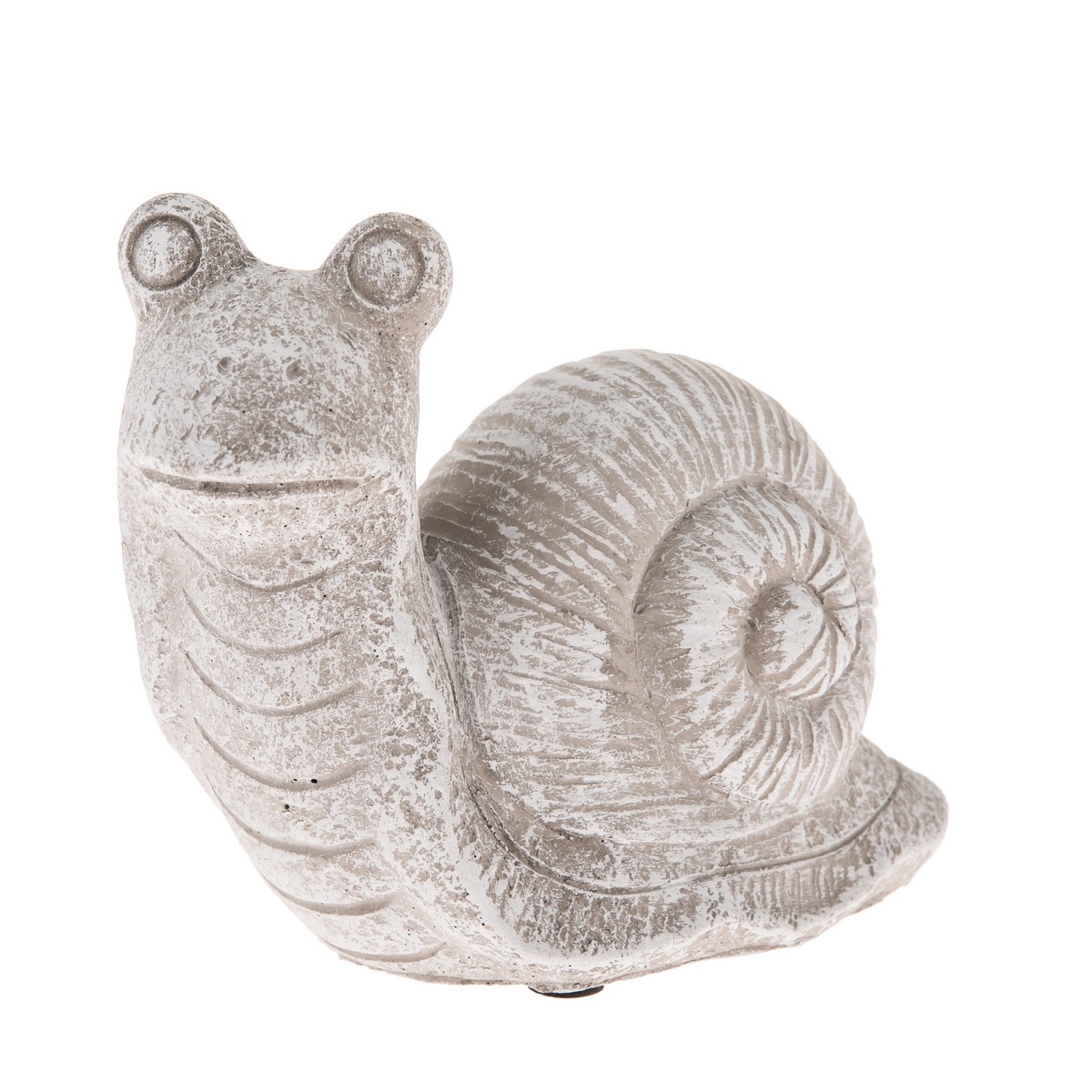 Zahradní betonová dekorace Šnek šedá
