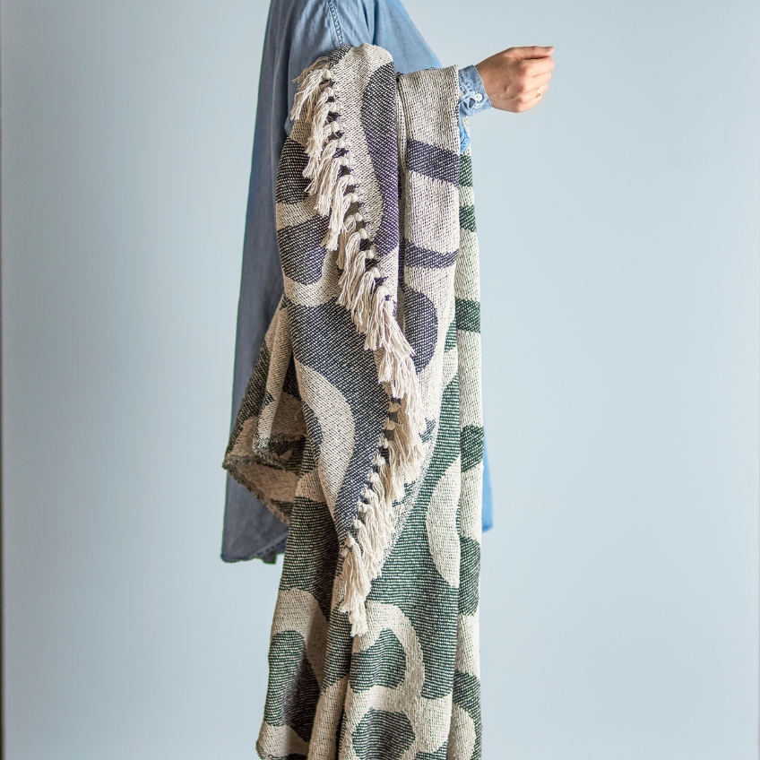 Bloomingville Pléd Salobre 160 x 130 cm