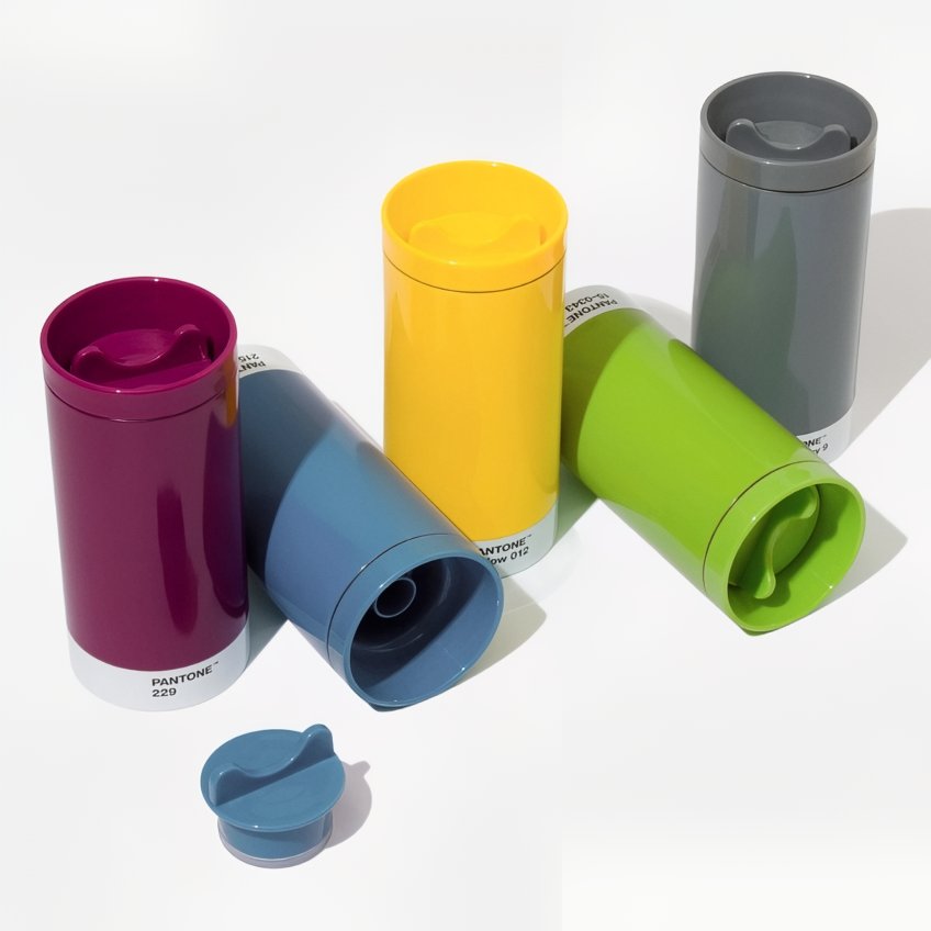 Fialový kovový termohrnek Pantone Aubergine 229 430 ml
