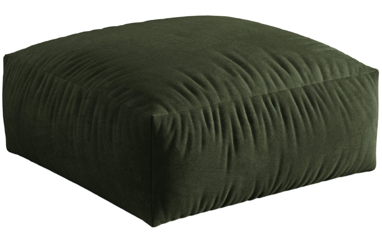 Micadoni Sametová podnožka Martina 106 x 106 cm