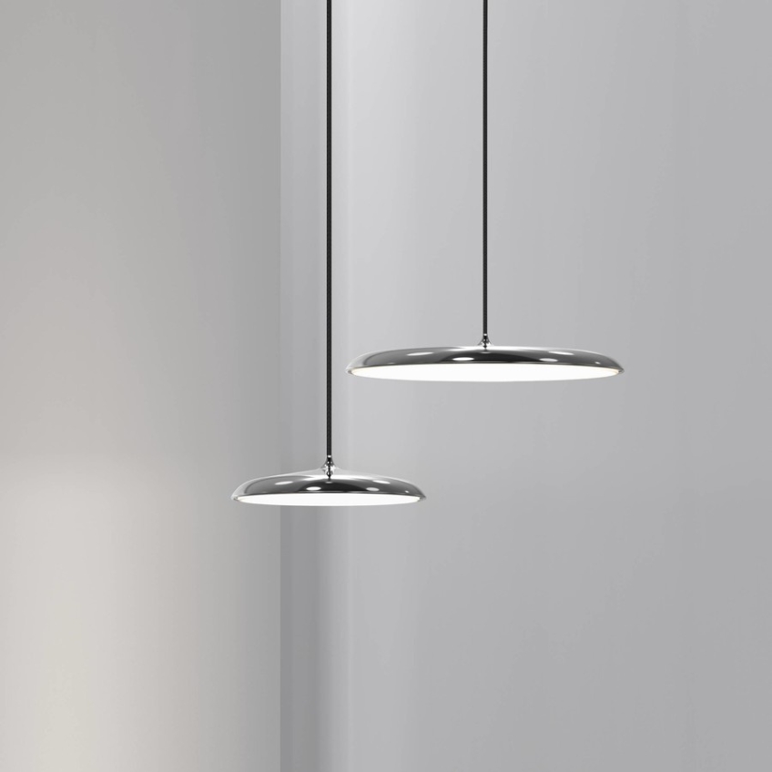Nordlux Černé kovové závěsné LED světlo Artist 40 cm