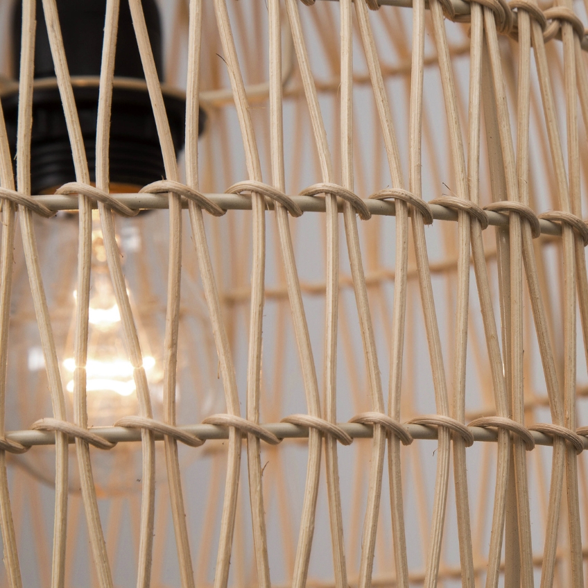 Ratanové závěsné světlo Nova Luce Melody 30