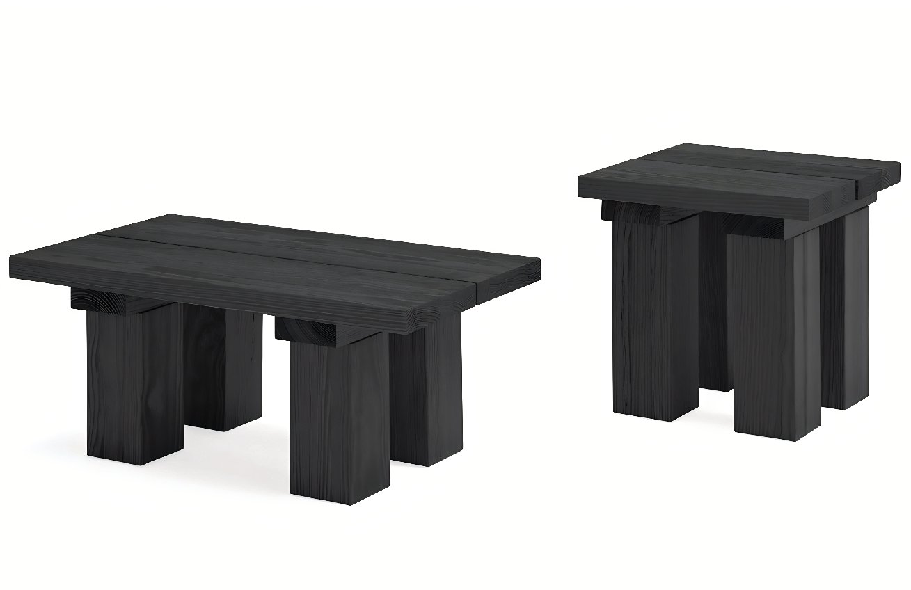 Teulat Dřevěný konferenční stolek Banda 80 x 45 cm