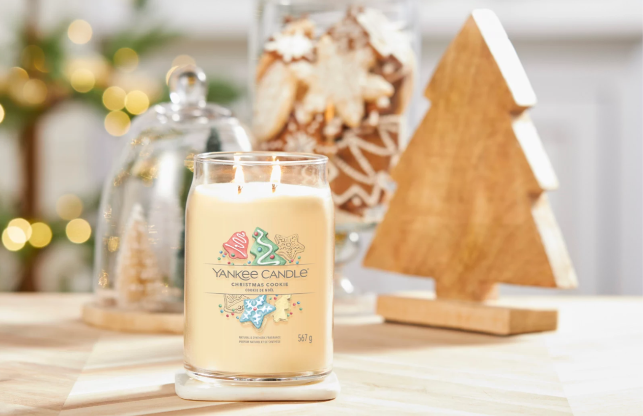 Velká vonná svíčka Yankee Candle Christmas Cookie Signature