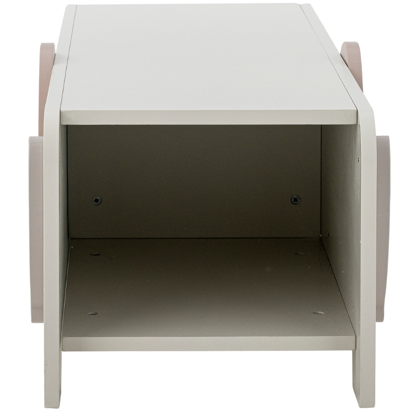 Bloomingville Šedá lakovaná dětská lavice Ferdinand 110 cm