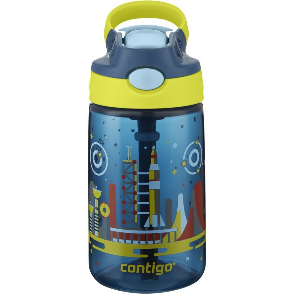 Contigo Dětská lahev Gizmo Flip 420 ml Blue Nautical Space Contigo