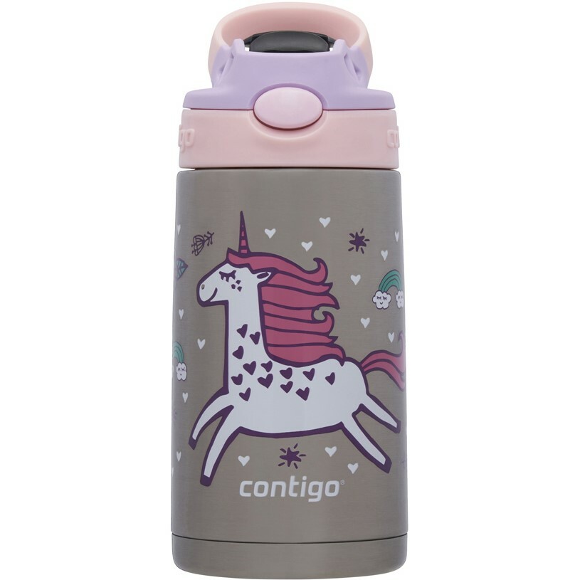 Contigo Dětská termo lahev Easy Clean 380 ml Strawberry Unicorn Contigo
