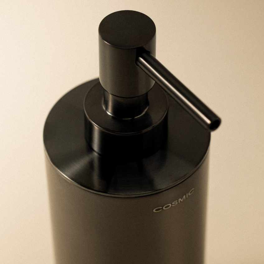 Cosmic Černý kovový dávkovač mýdla Architect SP 240 ml