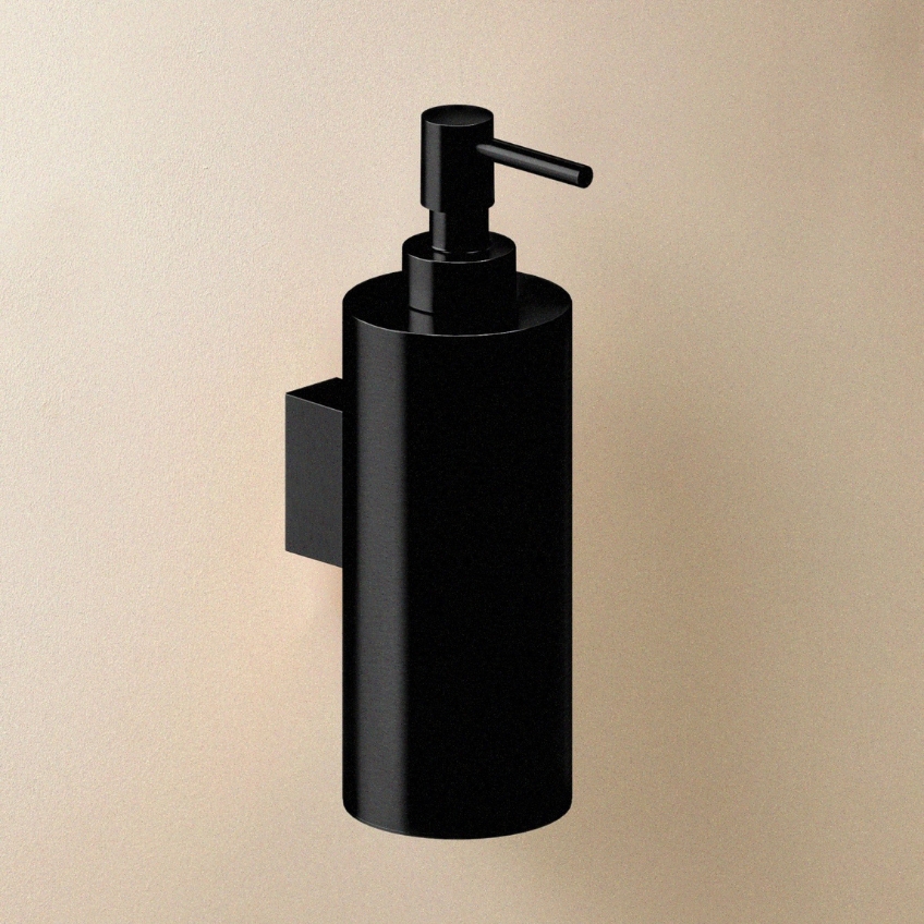 Cosmic Černý kovový nástěnný dávkovač mýdla Architect SP 240 ml