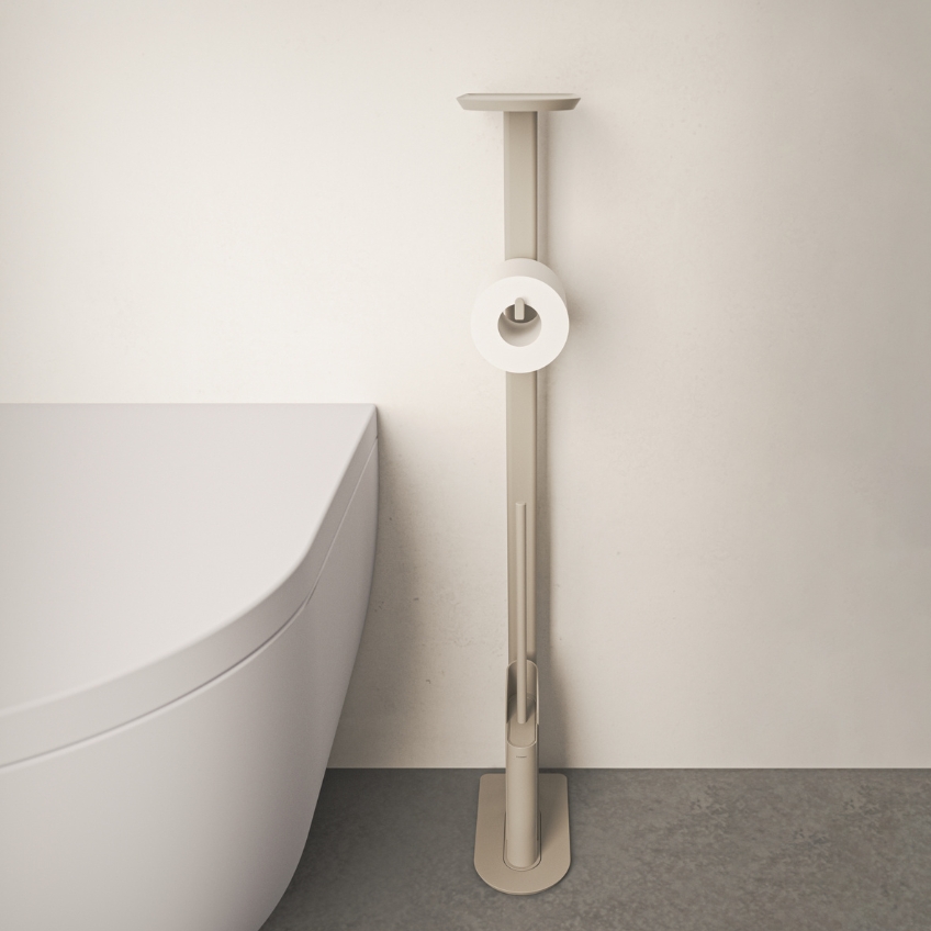 Cosmic Černý stojan a WC štětka Flat