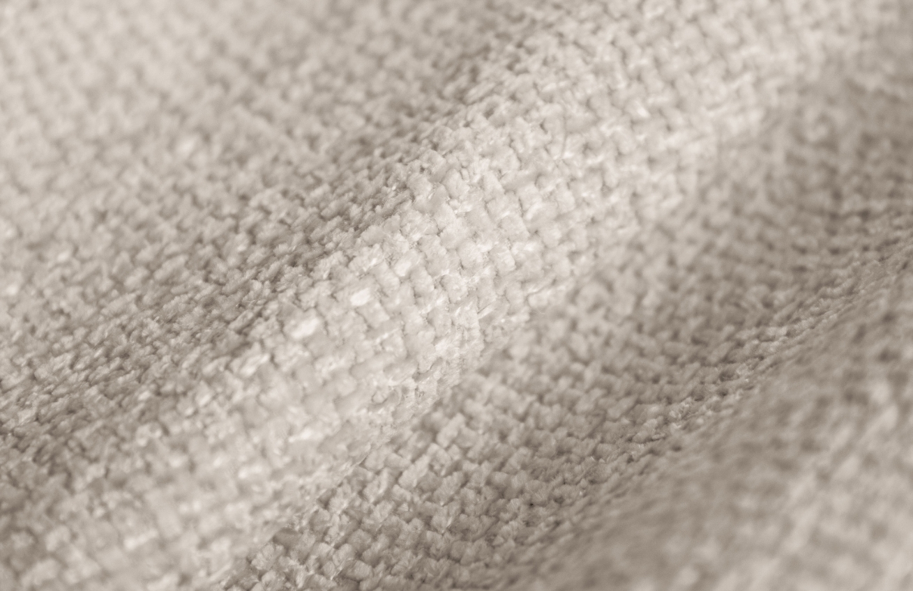 Cosmopolitan Design Béžová čalouněná trojmístná pohovka Camden 204 cm