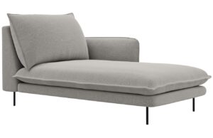 Cosmopolitan Design Světle &scaron;ed&aacute; čalouněn&aacute; leno&scaron;ka Vienna 170 cm