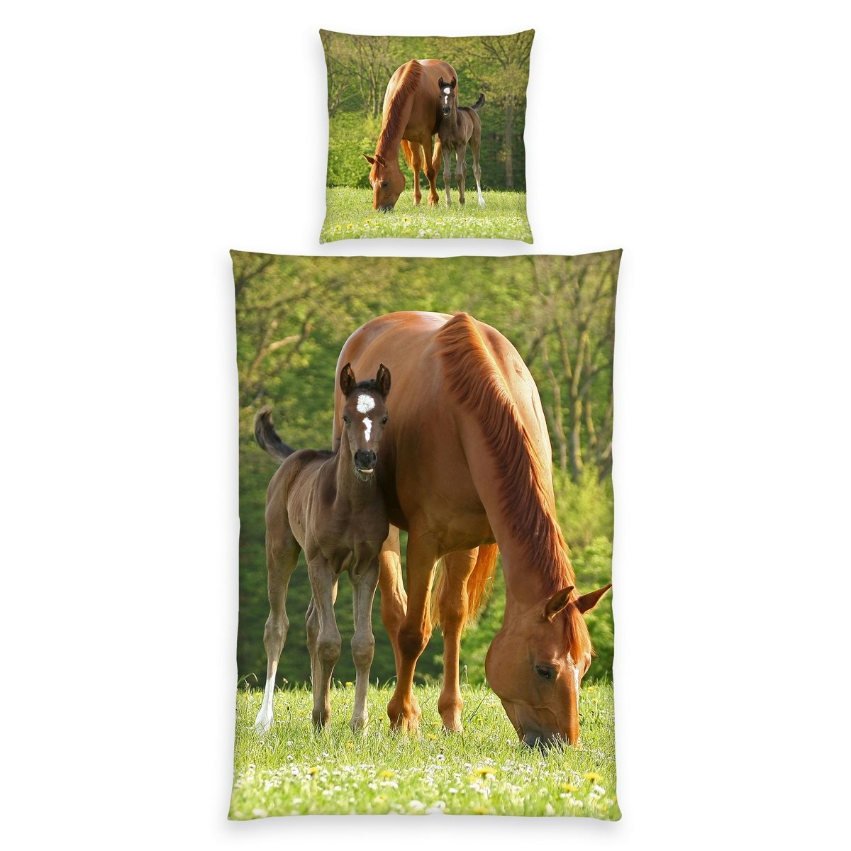 Herding Dětské bavlněné povlečení Horse