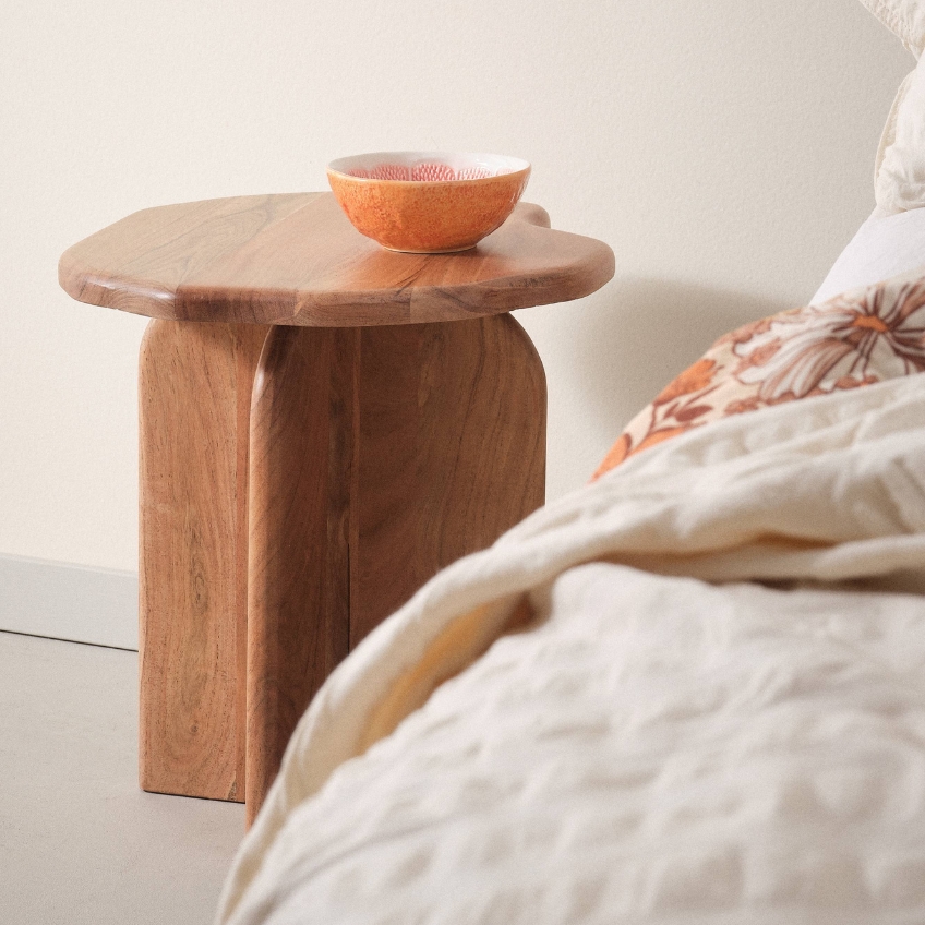 Jotex Dřevěný odkládací stolek VOWL 45 x 45 cm