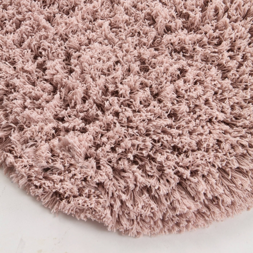 Jotex Růžová bavlněná koupelnová předložka JANE 80 x 140 cm