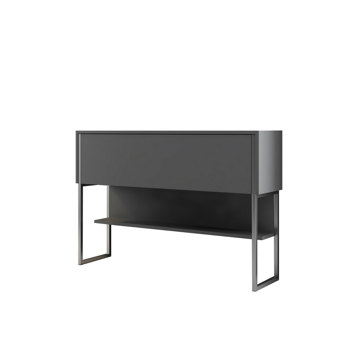 Komoda Luxe Anthracite and Silver Hanah Home