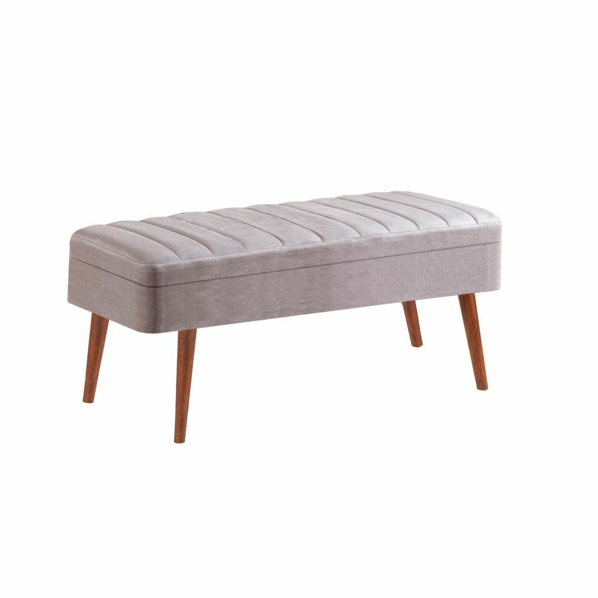 Lavice Vina 2 Grey and Walnut Hanah Home