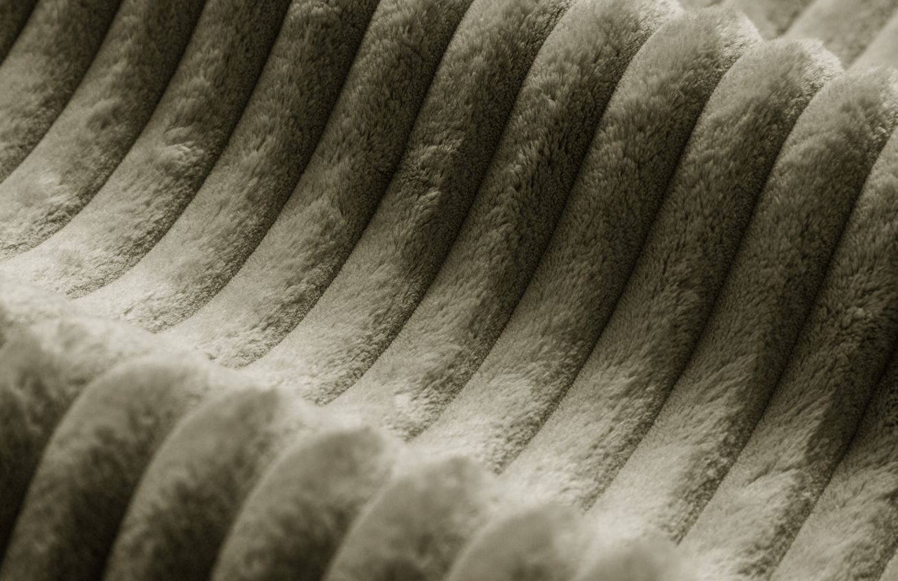 Micadoni Zelená manšestrová rohová pohovka Martina 406 cm