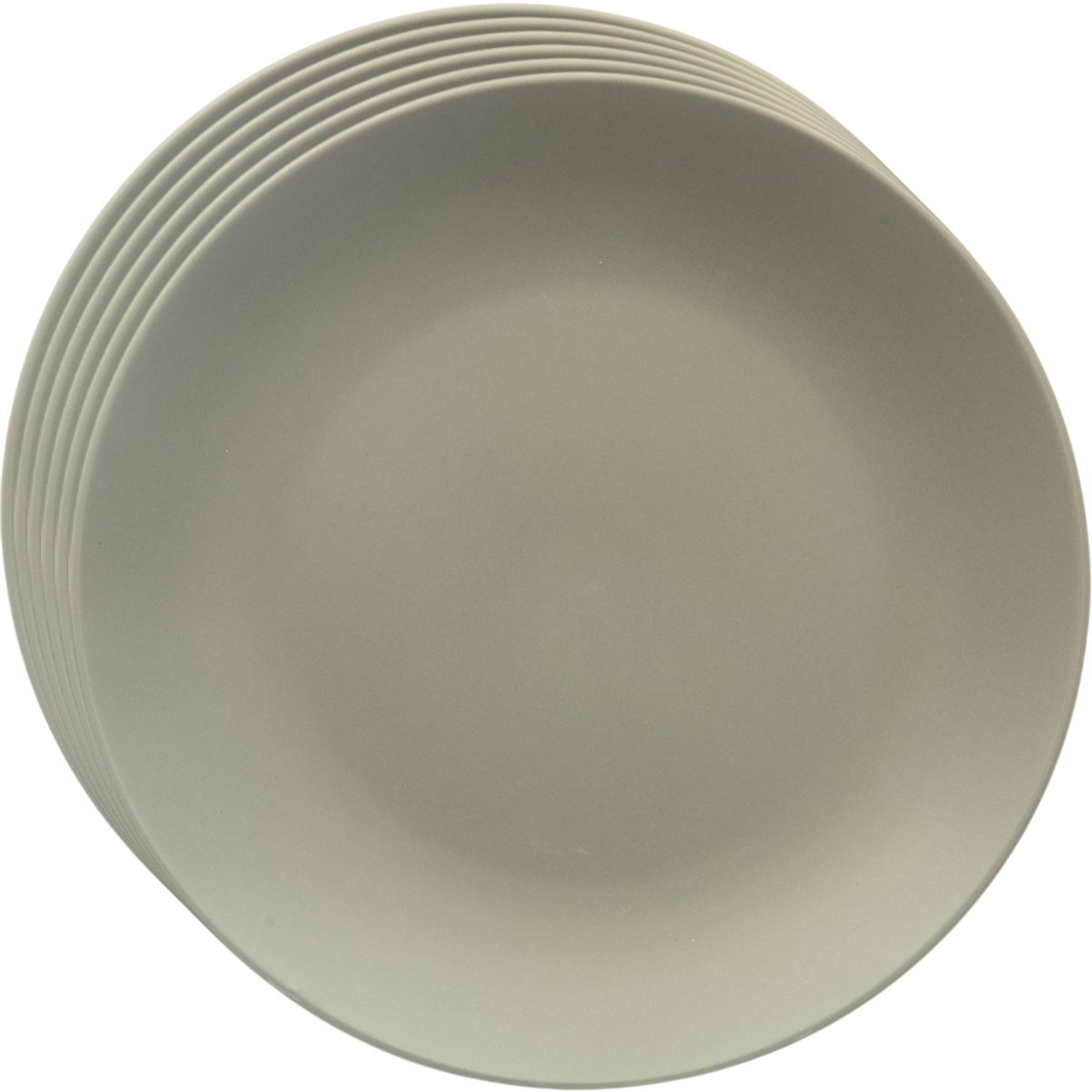 Orion Sada keramických mělkých talířů Greenish 27cm