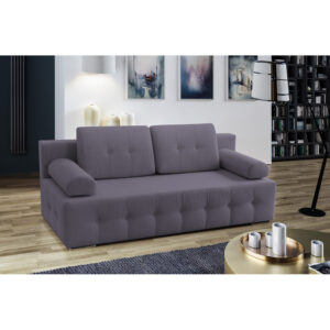 Rozkl&aacute;dac&iacute; pohovka 122 EMILY Tmavě &scaron;ed&aacute;