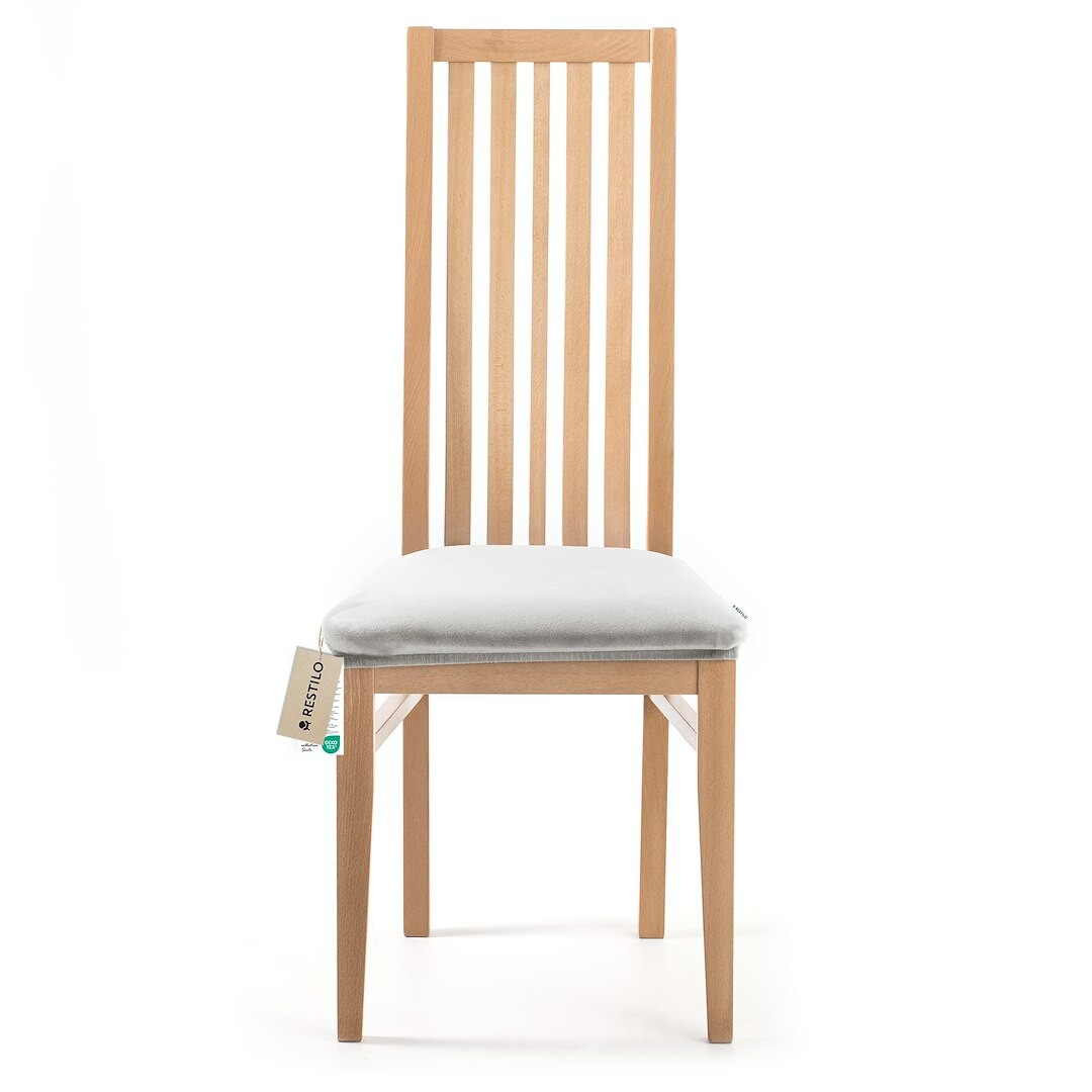 Restilo Napínací potah na sedák na židli Sento stříbrná