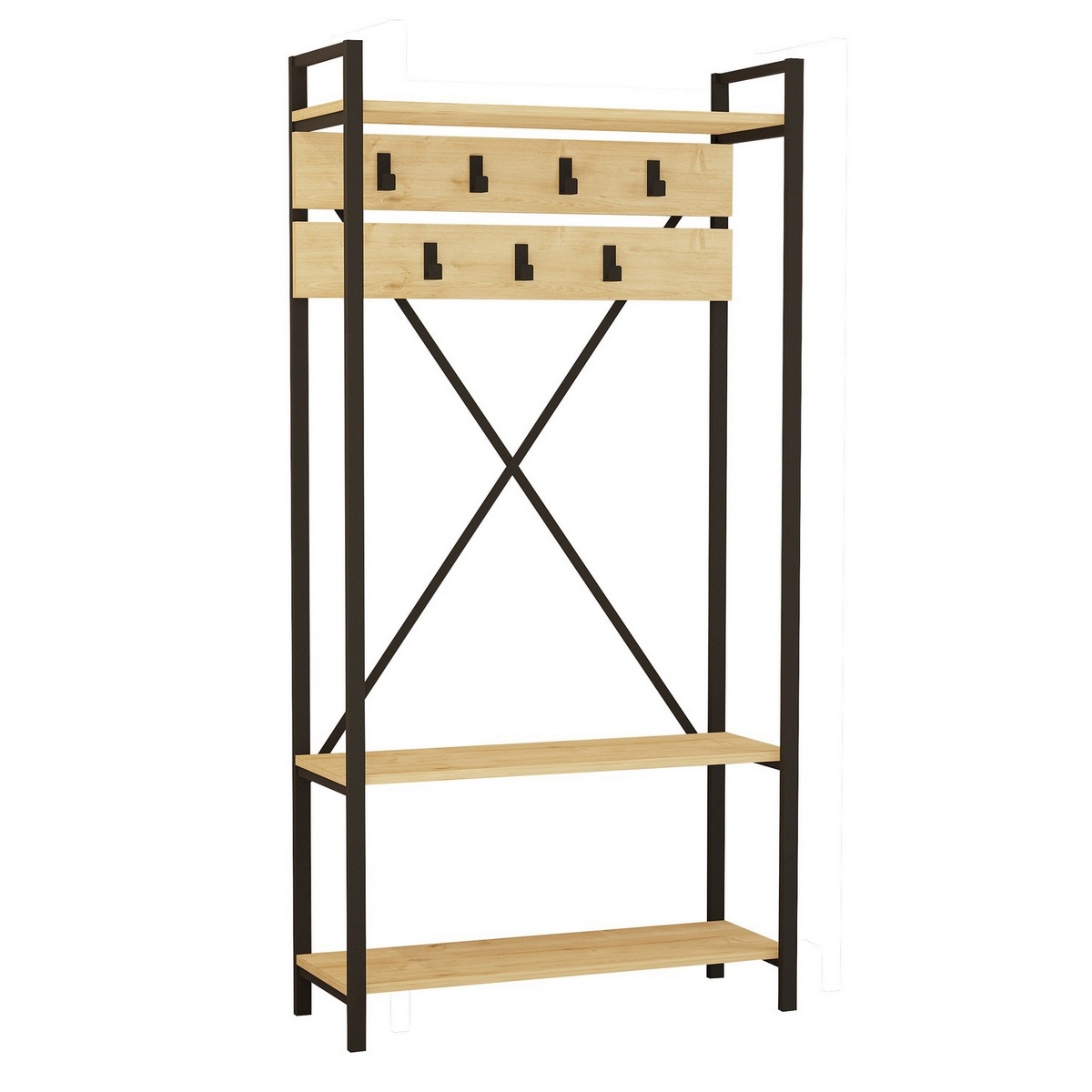 Věšák s botníkem Alfa Sapphire and Grey Hanah Home