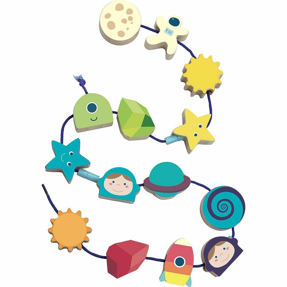 Vilac Vesmírné navlékací tvary Vilac