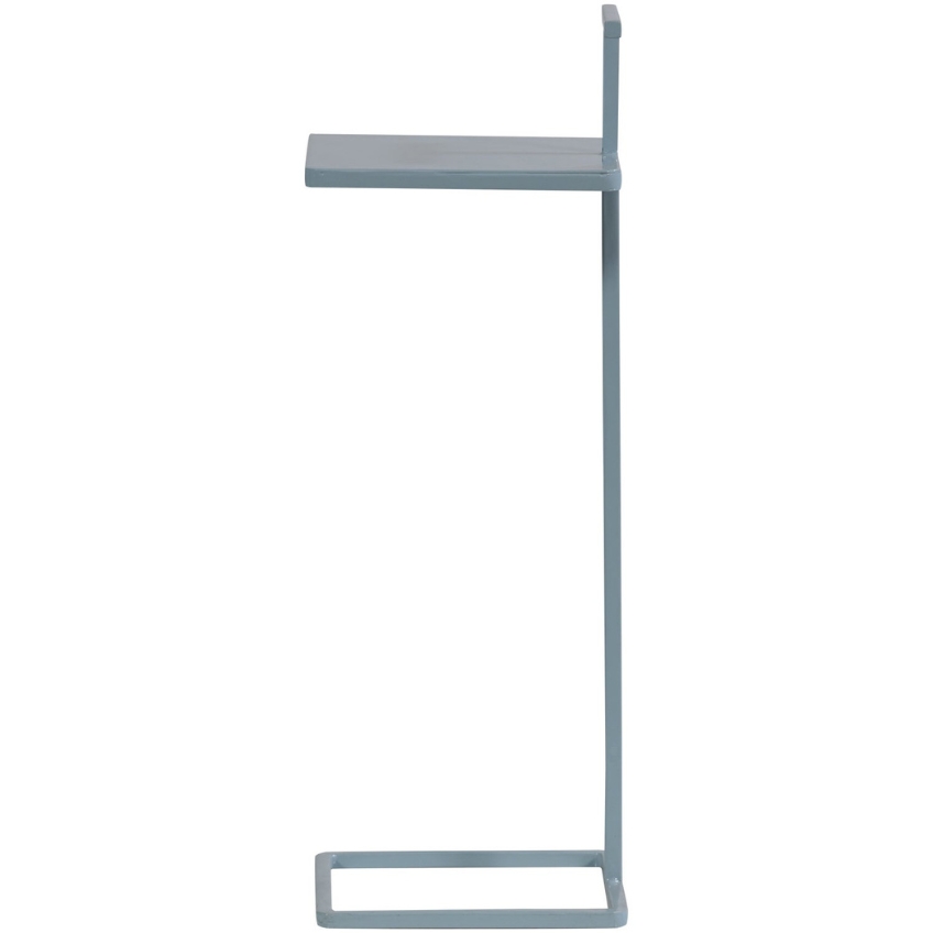 WOOOD Světle modrý kovový odkládací stolek Toste 22 x 22 cm