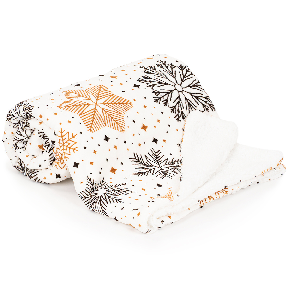 4Home Beránková deka Snowflake Glamour